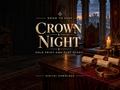 Crown Night: royal seals and a disputed crown in the story’s candlelit office. Digital print-and-play political fantasy; no physical props included.