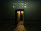 The Tenant in the Wall — cover illustration of a second doorway inside an impossible extra room. Story-world artwork, not a gameplay screenshot. Digital domestic-horror print-and-play game.